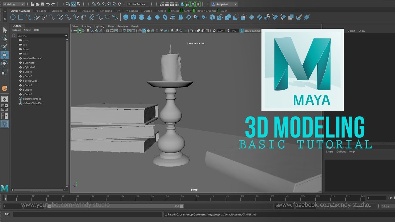 Maya 3d modeling software